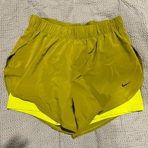 Nike running shorts with spandex